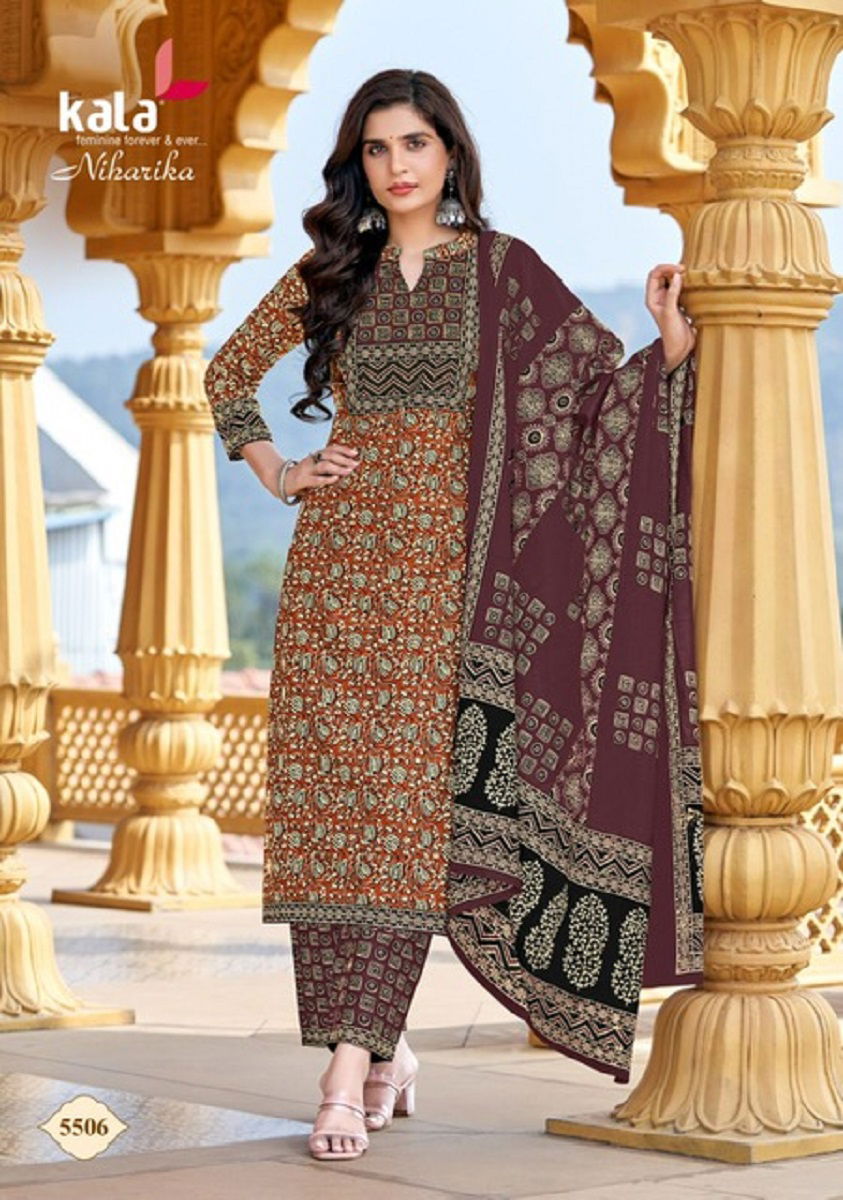 Kala Niharika Vol 1 Printed Cotton Dress Material Catalog
